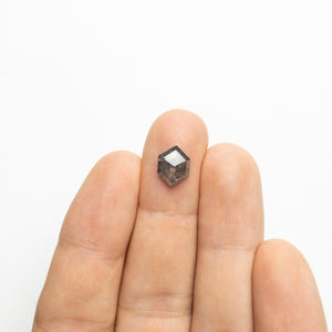 1.95ct 10.71x8.09x2.79mm Hexagon Rosecut 18131-02 - Misfit Diamonds