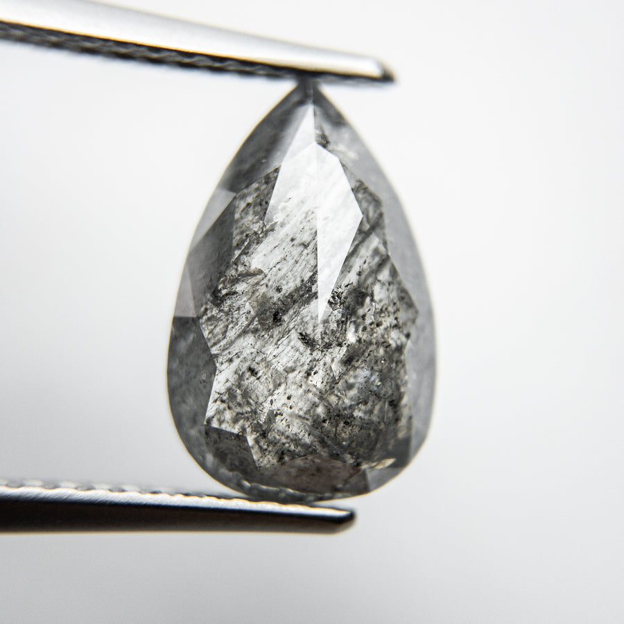 3.43ct 12.63x8.27x3.61mm Pear Rosecut 18132-06 - Misfit Diamonds