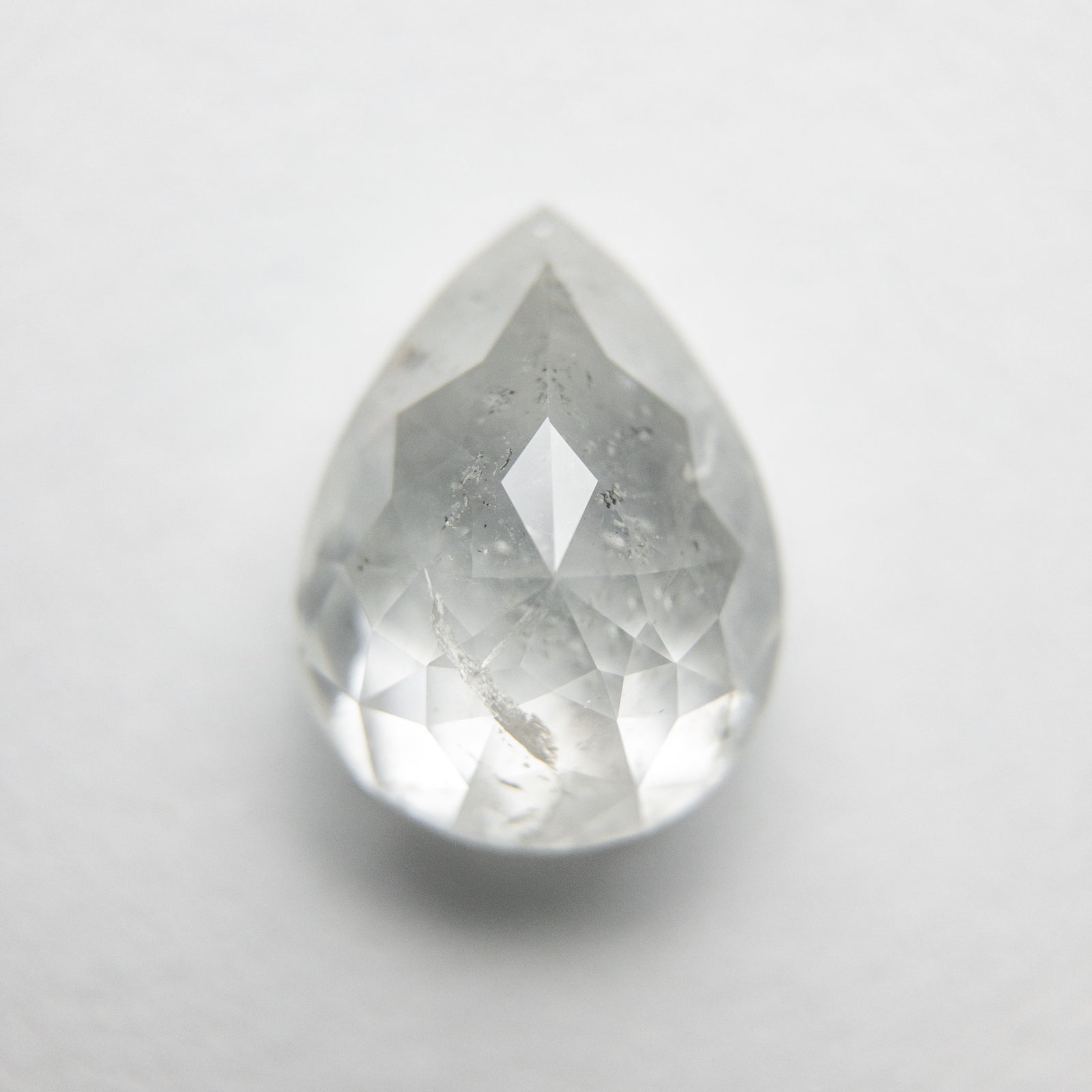 2.62ct 9.71x7.37x4.60mm Pear Double Cut 18133-07 - Misfit Diamonds