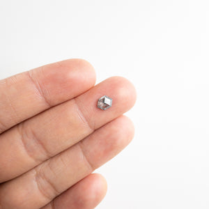 0.73ct 7.31x5.42x2.37mm Hexagon Rosecut 18134-01 - Misfit Diamonds