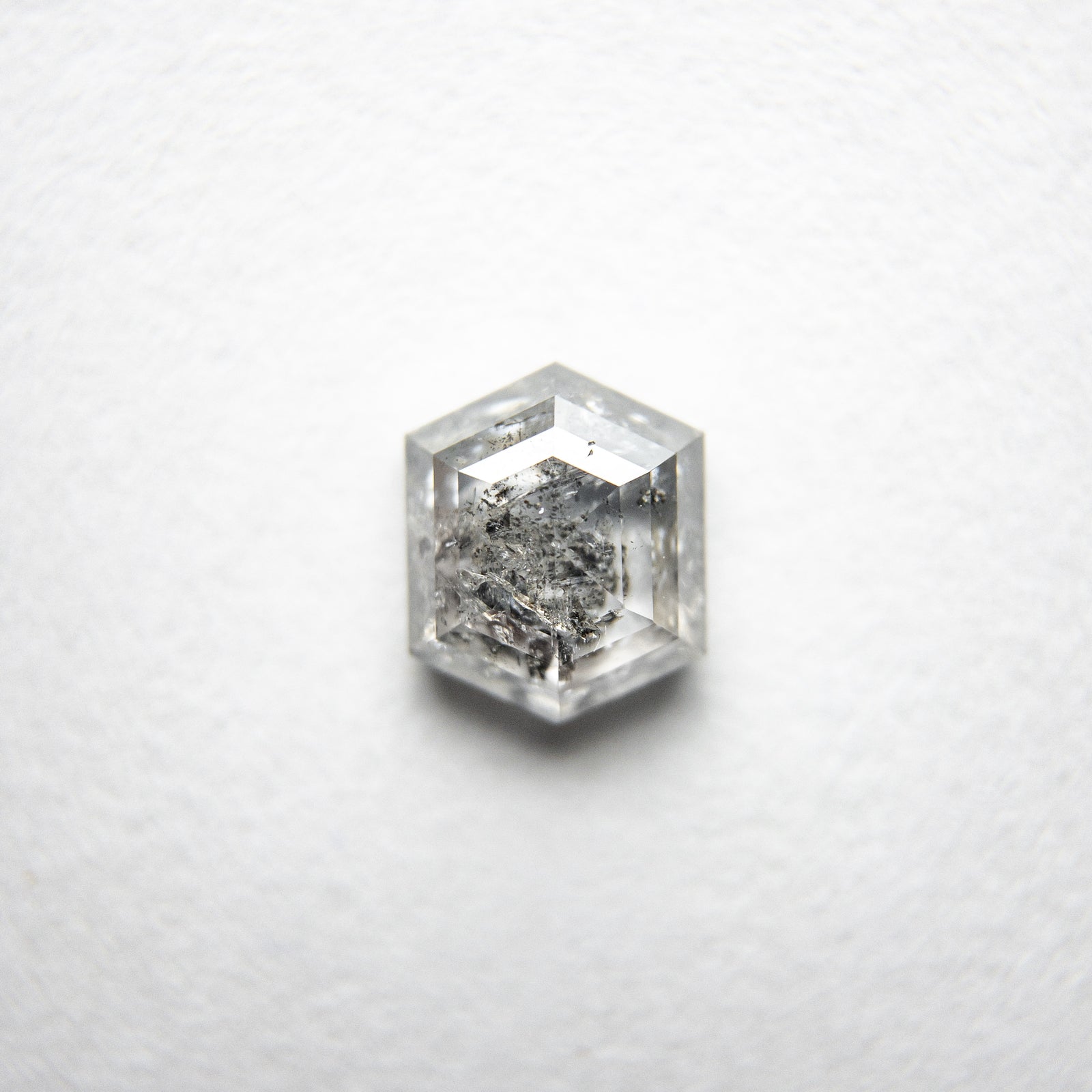 0.80ct 6.19x5.14x2.53mm Hexagon Rosecut 18134-03 - Misfit Diamonds