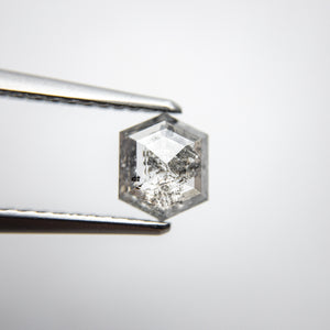 0.80ct 6.19x5.14x2.53mm Hexagon Rosecut 18134-03 - Misfit Diamonds