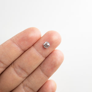 0.80ct 6.19x5.14x2.53mm Hexagon Rosecut 18134-03 - Misfit Diamonds