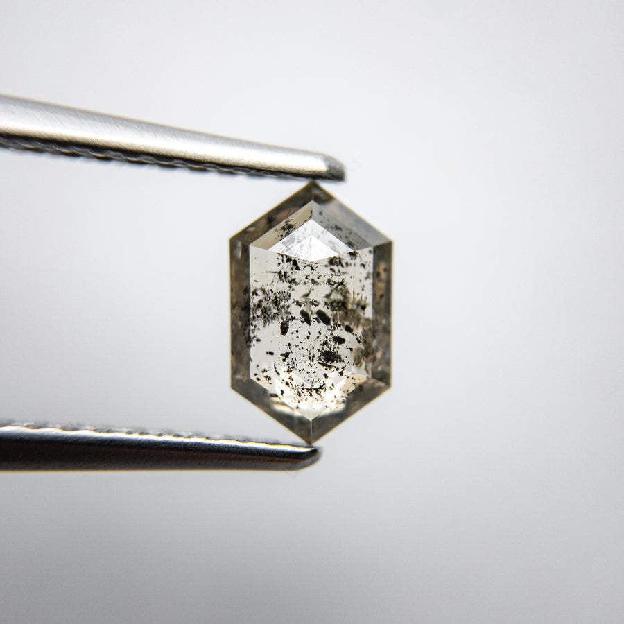 0.83ct 7.89x4.93x2.28mm Hexagon Rosecut 18134-09 - Misfit Diamonds