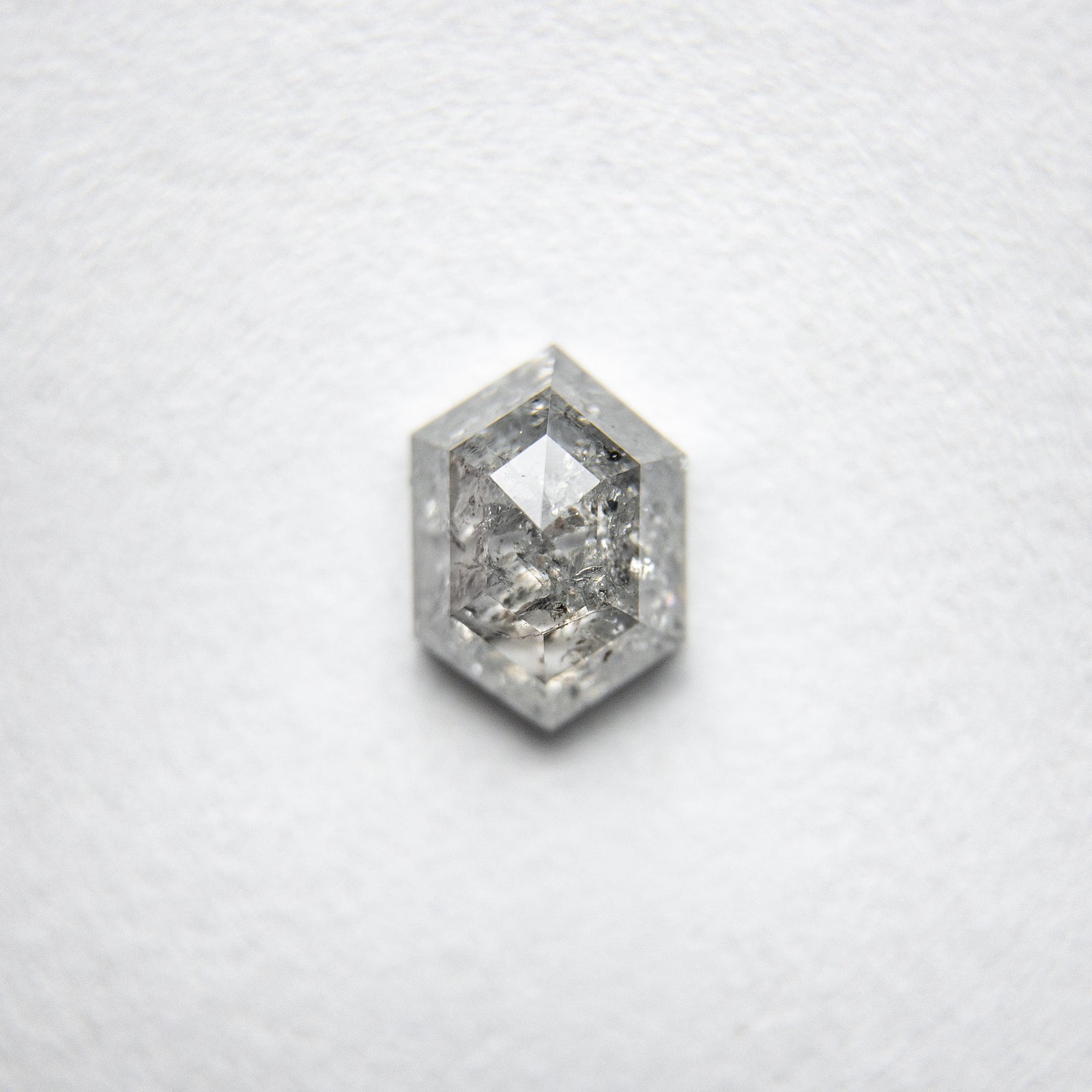 0.62ct 6.39x4.60x2.45mm Hexagon Rosecut 18134-19 - Misfit Diamonds