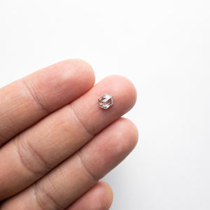 0.73ct 6.47x4.91x2.56mm Hexagon Rosecut 18134-21 - Misfit Diamonds