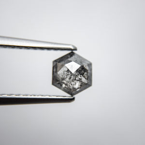 0.65ct 6.05x5.14x2.55mm Hexagon Rosecut 18134-24 - Misfit Diamonds