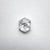 0.67ct 5.54x4.53x2.88mm Hexagon Rosecut 18134-26 - Misfit Diamonds