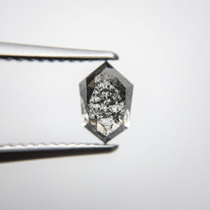1.17ct 7.45x4.95x3.51mm Tapered Hexagon Rosecut 18134-51 - Misfit Diamonds
