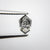 1.17ct 7.45x4.95x3.51mm Tapered Hexagon Rosecut 18134-51 - Misfit Diamonds
