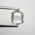 1.38ct 7.39x5.85x3.19mm Hexagon Rosecut 18154-02 - Misfit Diamonds