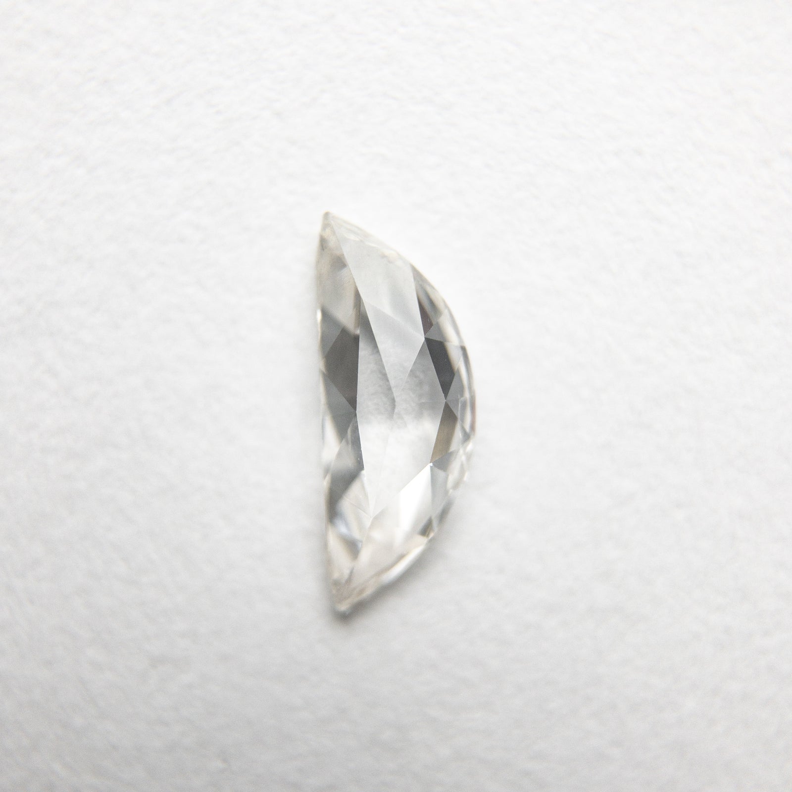 0.29ct 7.63x2.99x1.61mm Half Moon Rosecut 18154-04 - Misfit Diamonds
