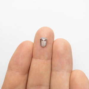 0.99ct 7.70x5.86x2.52mm Shield Rosecut 18166-04 - Misfit Diamonds