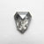1.02ct 7.53x6.52x2.67mm Shield Rosecut 18166-05 - Misfit Diamonds
