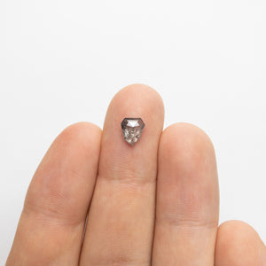 1.02ct 7.53x6.52x2.67mm Shield Rosecut 18166-05 - Misfit Diamonds