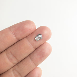 1.06ct 8.77x6.12x2.68mm Shield Rosecut 18166-16 - Misfit Diamonds