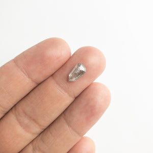 1.69ct 10.14x5.73x3.25mm Shield Rosecut 18166-19 - Misfit Diamonds
