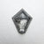 0.85ct 9.14x7.55x2.02mm Kite Rosecut 18166-22 - Misfit Diamonds