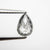 0.94ct 7.52x5.29x2.99mm Pear Double Cut 18167-02 - Misfit Diamonds