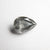 0.94ct 7.52x5.29x2.99mm Pear Double Cut 18167-02 - Misfit Diamonds