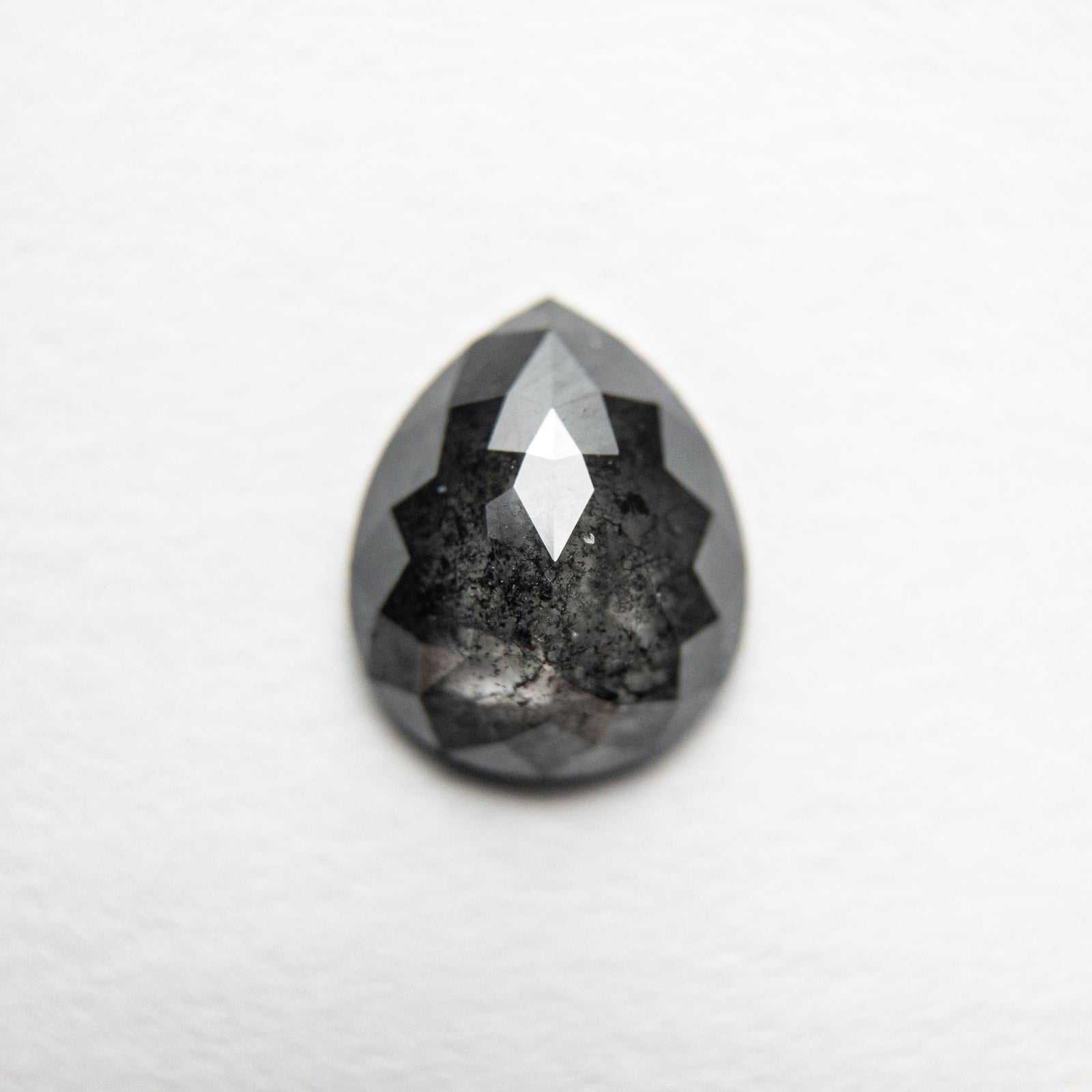 0.82ct 7.22x6.06x2.38mm Pear Rosecut 18167-08 - Misfit Diamonds