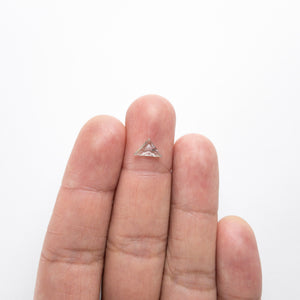 0.62ct 5.82x9.62x1.73mm Trillion Rosecut 18167-38 - Misfit Diamonds