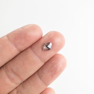 0.79ct 7.90x6.24x2.00mm Geometric Rosecut 18167-39 - Misfit Diamonds