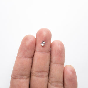 0.42ct 5.20x4.59x2.23mm Hexagon Rosecut 18167-40 - Misfit Diamonds