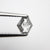 0.53ct 5.40x5.29x2.33mm Hexagon Rosecut 18167-41 - Misfit Diamonds