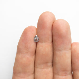 0.53ct 6.84x4.51x2.32mm GIA I1 Fancy Grey Pear Brilliant 18169-01 - Misfit Diamonds