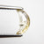 0.68ct 8.60x4.73x2.11mm Crescent Moon Rosecut 18190-02 - Misfit Diamonds