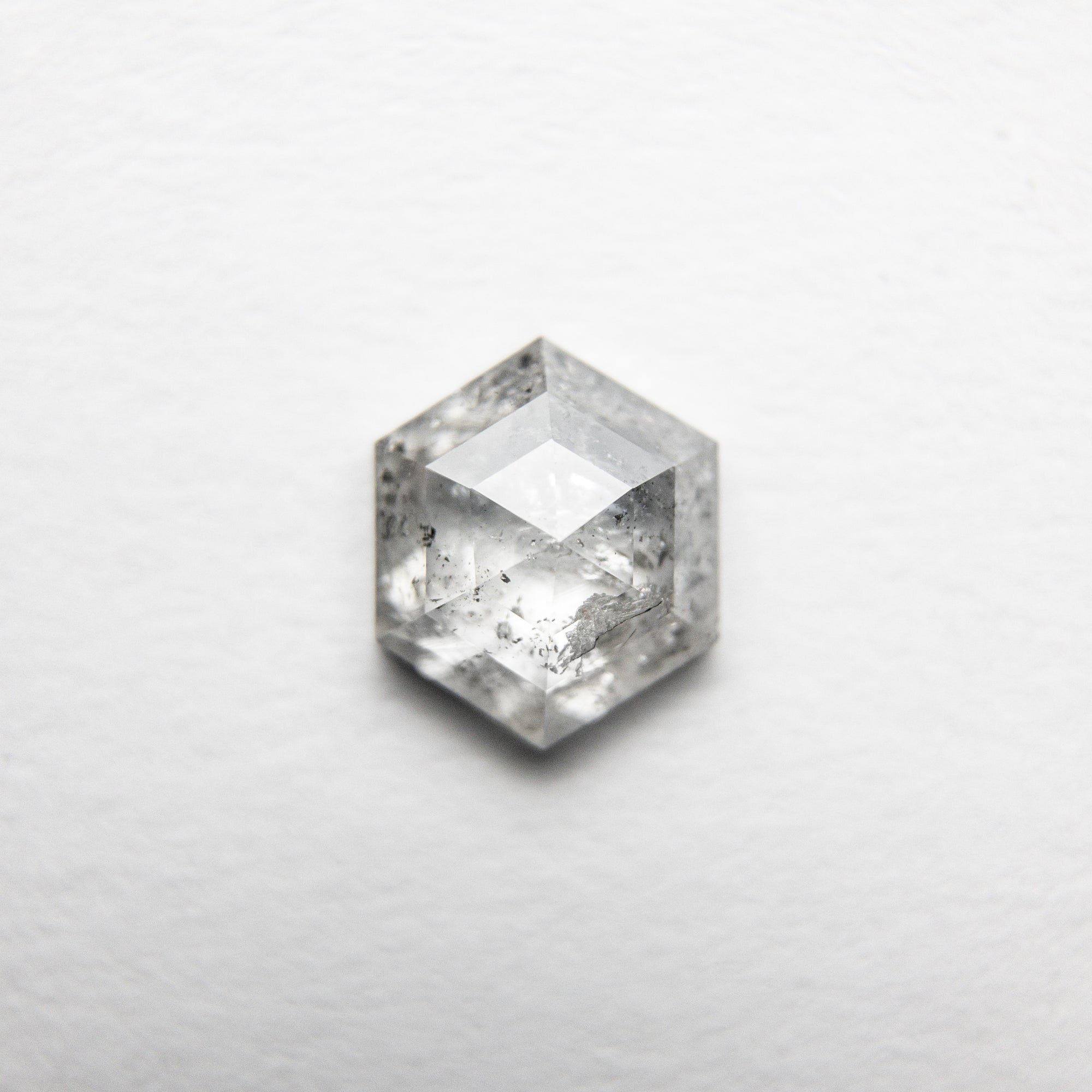 0.59ct 6.08x5.08x2.20mm Hexagon Rosecut 18191-02 - Misfit Diamonds