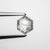 0.59ct 6.08x5.08x2.20mm Hexagon Rosecut 18191-02 - Misfit Diamonds