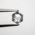 0.71ct 6.02x5.31x2.61mm Hexagon Rosecut 18191-05 - Misfit Diamonds