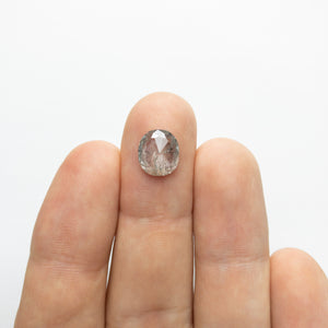 2.13ct 9.90x8.80x2.52mm Oval Rosecut 18195-02 - Misfit Diamonds