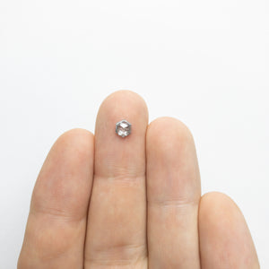 0.62ct 5.59x4.78x2.60mm Hexagon Rosecut 18196-06 - Misfit Diamonds