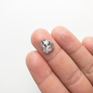 3.77ct 11.93x9.78x4.10mm Pear Rosecut 18211-01 - Misfit Diamonds