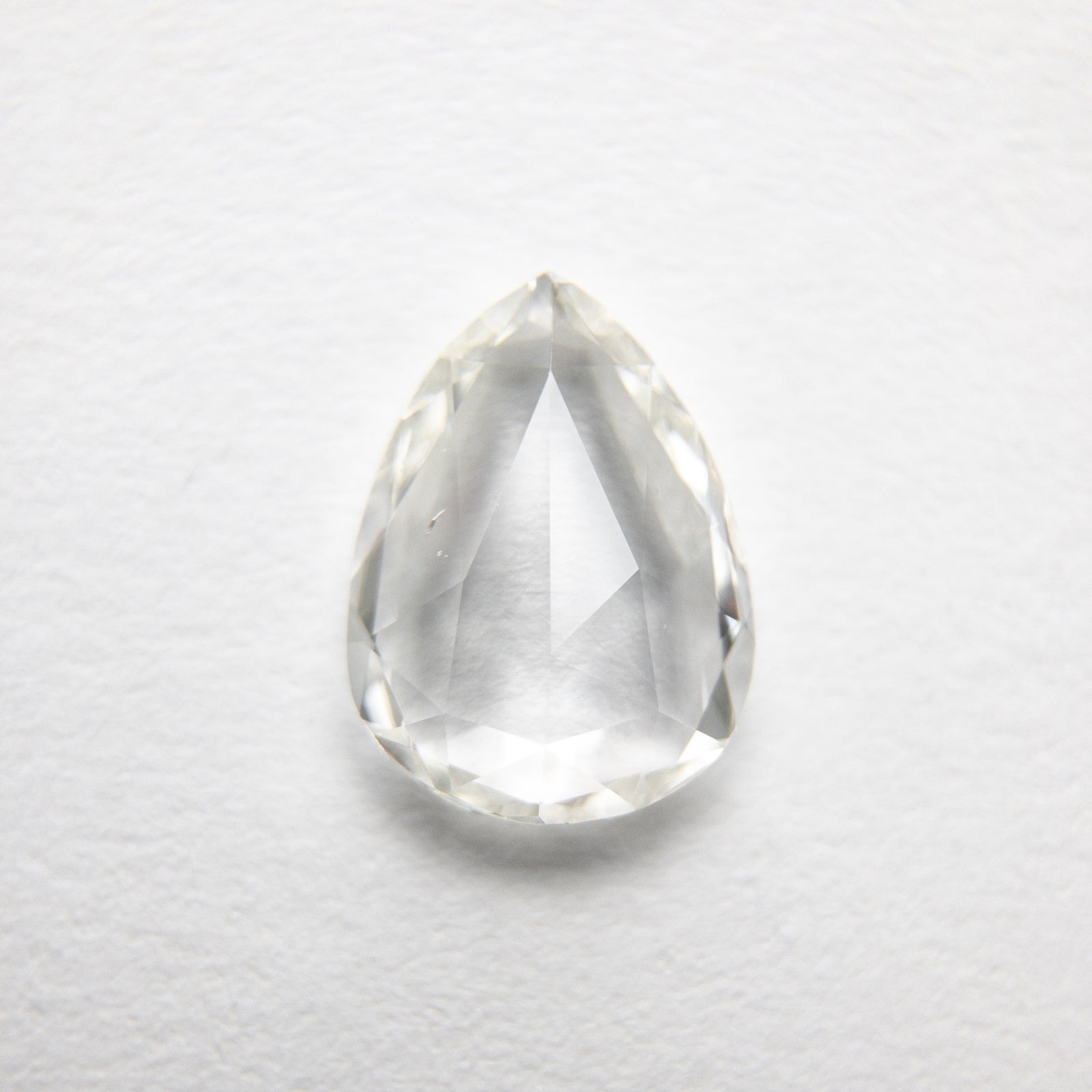 0.79ct 8.17x6.12x1.83mm SI1 G Pear Rosecut 18218-12 - Misfit Diamonds