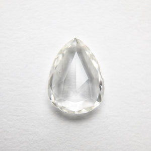 0.79ct 8.17x6.12x1.83mm SI1 G Pear Rosecut 18218-12 - Misfit Diamonds