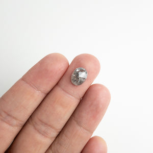 2.92ct 10.61x8.16x3.78mm Oval Rosecut 18219-03 - Misfit Diamonds