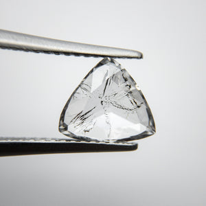 1.39ct 7.71x8.71x2.46mm Trillion Rosecut 18220-07 - Misfit Diamonds