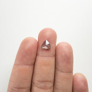 1.39ct 7.71x8.71x2.46mm Trillion Rosecut 18220-07 - Misfit Diamonds