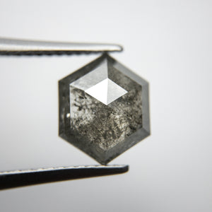 2.82ct 10.35x8.35x3.78mm Hexagon Rosecut 18221-02 - Misfit Diamonds