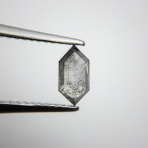 0.66ct 7.88x4.08x2.32mm Hexagon Rosecut 18221-05 - Misfit Diamonds