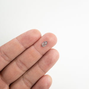 0.66ct 7.88x4.08x2.32mm Hexagon Rosecut 18221-05 - Misfit Diamonds
