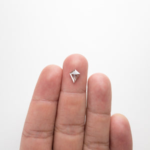 0.60ct 9.00x6.86x1.73mm Kite Rosecut 18222-02 - Misfit Diamonds