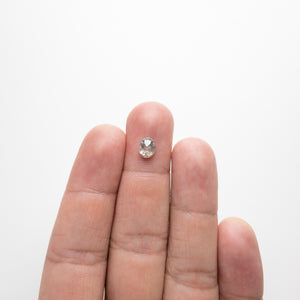 1.12ct 6.88x5.49x3.26mm Double Cut Oval 18224-05 - Misfit Diamonds