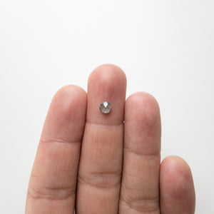 0.53ct 4.98x4.95x2.45mm Round Rosecut 18227-11 - Misfit Diamonds