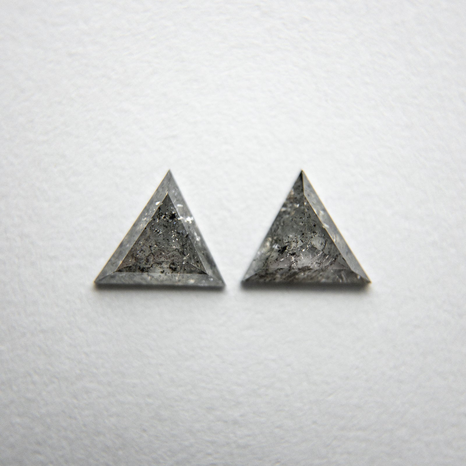 2pc 0.39cttw 4.46x5.35x1.70mm Trillion Rosecut Matching Pair 18236-04 - Misfit Diamonds