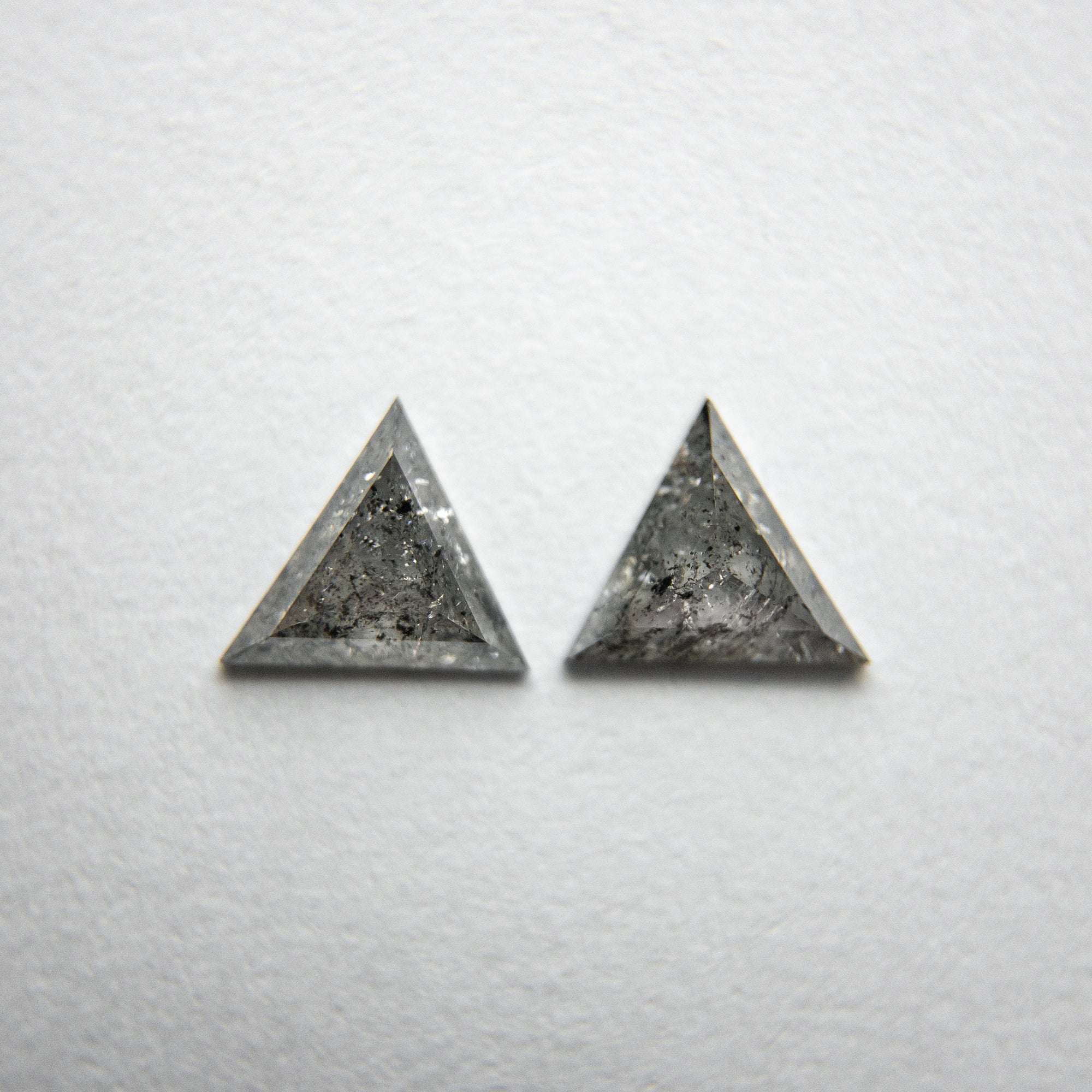 2pc 0.39cttw 4.46x5.35x1.70mm Trillion Rosecut Matching Pair 18236-04 - Misfit Diamonds